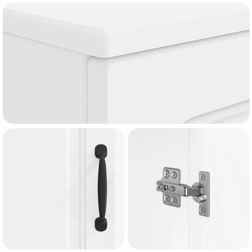 Armadio per Lavabo da Bagno UTRECHT Bianco 59,5 x 31,5 x 59 cm 897665