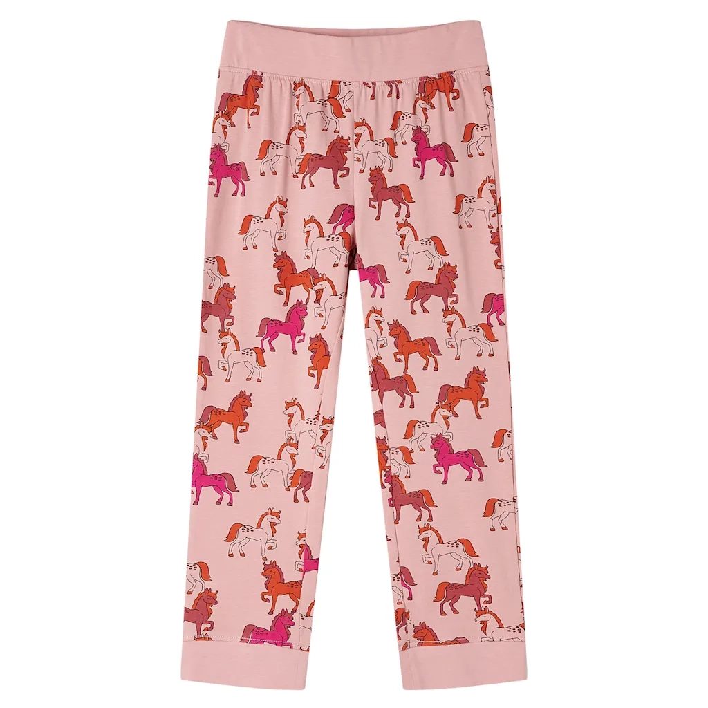 Pigiama per Bambini a Maniche Lunghe Rosa Chiaro 92 13754