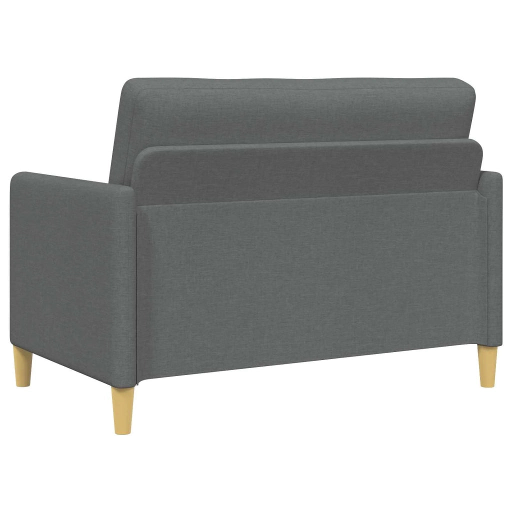 Set di Divani con Storage 2 pcs Grigio Scuro Poliestere 3429149