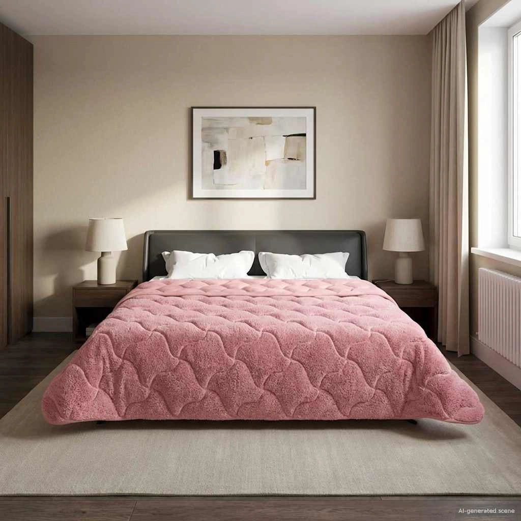 Piumone Completo Annuale Trapuntato Rosa 200 x 240 cm 42026269
