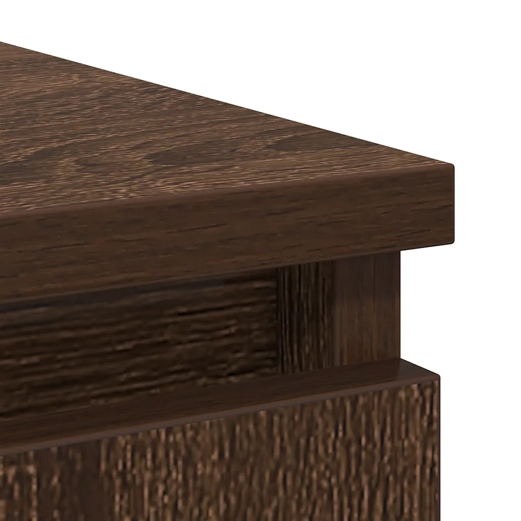 Credenza con Cassetto Rovere Marrone 71x35x65 cm in Truciolato 861577