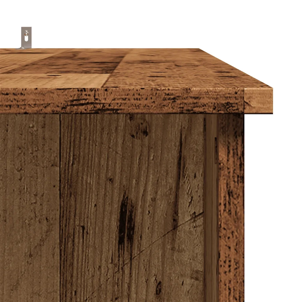 Tavolo Bar con Ripiano Antico 102x50x103,5 cm Truciolato 856760