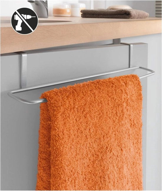 Sostegno asciugamano per armadio bagno - Smalto polimero - 30 x 8 x 6 cm