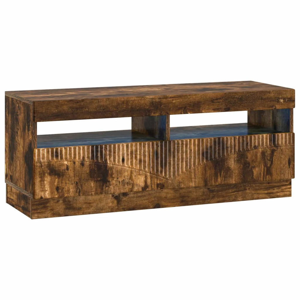 Mobile TV LED Rovere Fumo Legno ingegnerizzato 897430