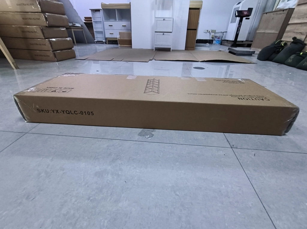 Mobiletto bagno stretto in MDF bianco con 2 cassetti e 3 ripiani, 20x30x160 cm