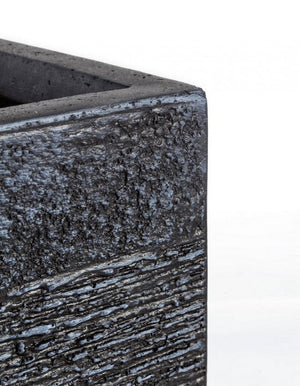 Set 3 Vasi Graffiti Quadrato Nero Alto