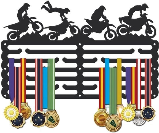 Medaglia Motorcross con Gancio Antiscivolo