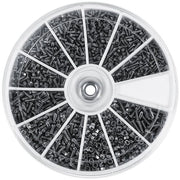 Set di viti 600 pezzi - Assortimento kit - M1/M1.2/M1.4/M1.6 - Adatto orologi/Elettronica - Set di viti