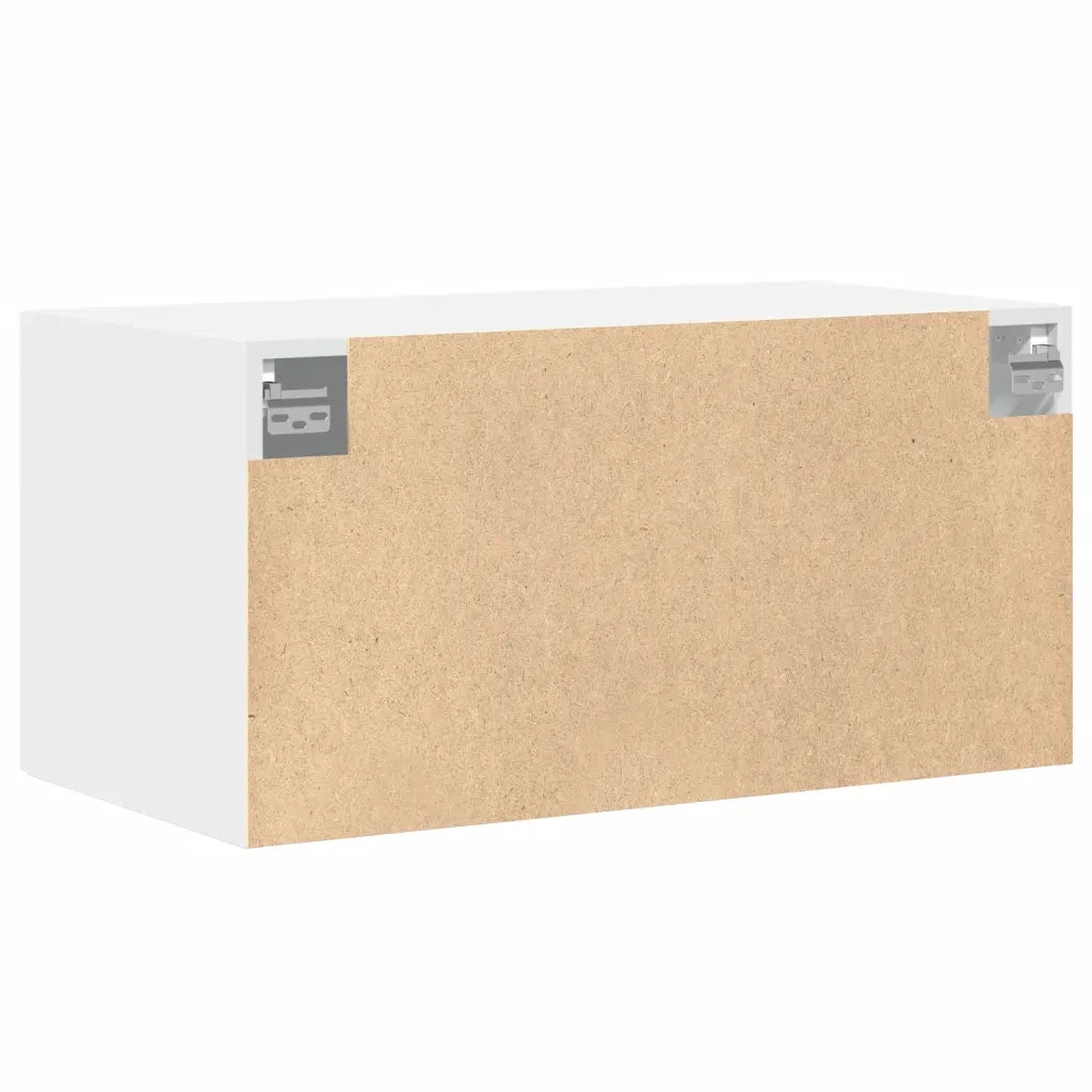 vidaXL Mobile a Parete Bianco 80x42,5x40 cm in Legno Multistrato