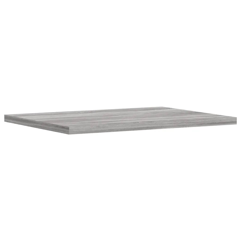 Mensole Parete 4pz Grigio Sonoma 40x30x1,5cm Legno Multistrato 838209
