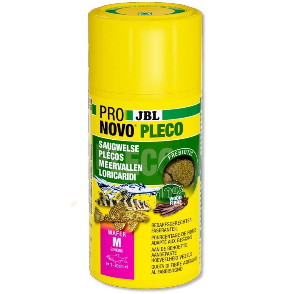 JBL ProNovo Pleco M - Compresse di mangime per loricaridi erbivori da 1 a 20cm Formato: 100 ml