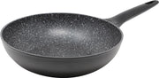 SALTA PASTA MODELLO MAORI D 28 CM CON MANICO ERGONOMICO IN COLORE GRIGIO ANTRACITE