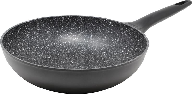 SALTA PASTA MODELLO MAORI D 28 CM CON MANICO ERGONOMICO IN COLORE GRIGIO ANTRACITE