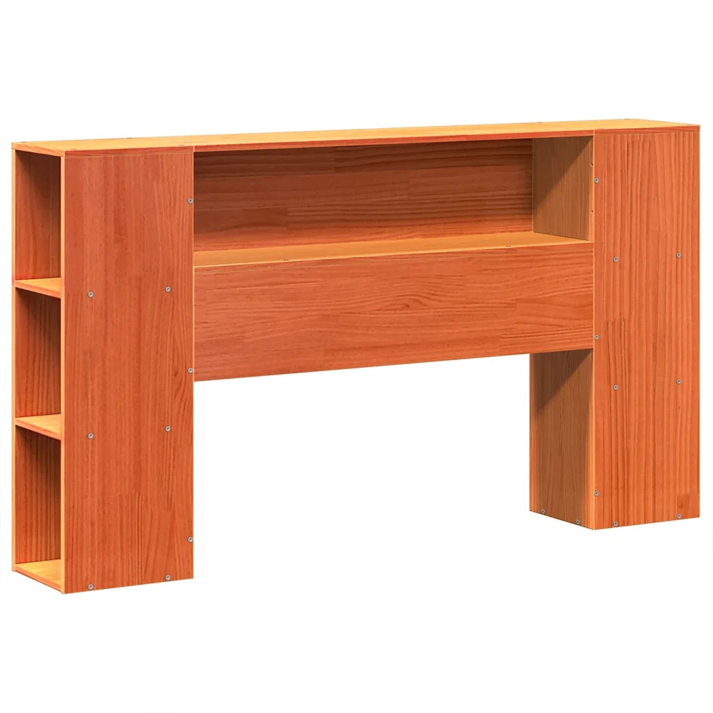 Letto matrimoniale | Letto per adulti | Giroletto senza Materasso Marrone Cera 150x200 cm Legno di Pino