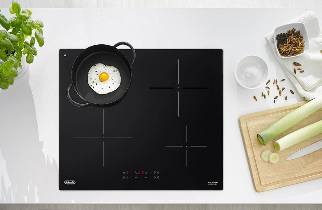 De’Longhi PIN 62 Nero Da incasso 60 cm Piano cottura a induzione 4 Fornello(i)
