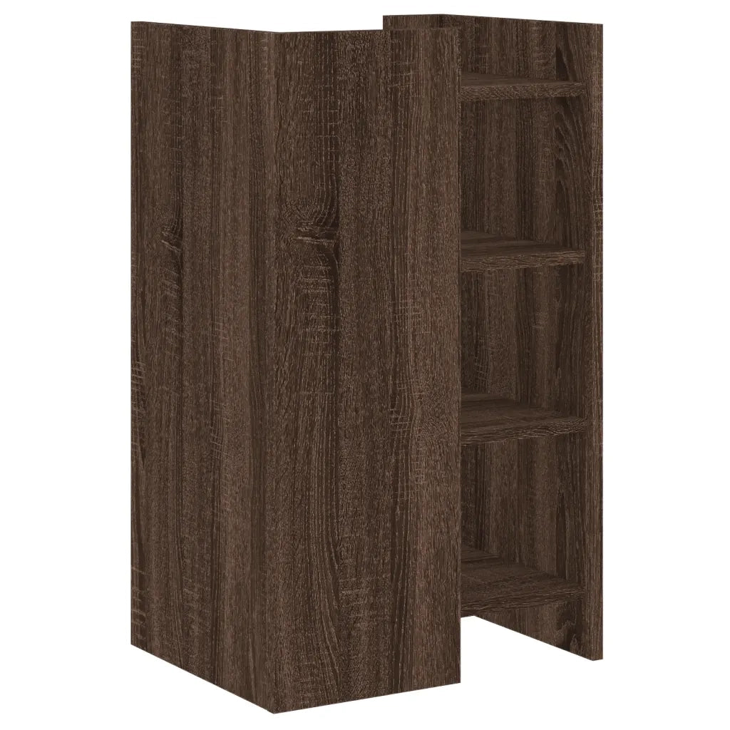 Credenza Rovere Marrone 45x35x75 cm in Legno Multistrato 848387