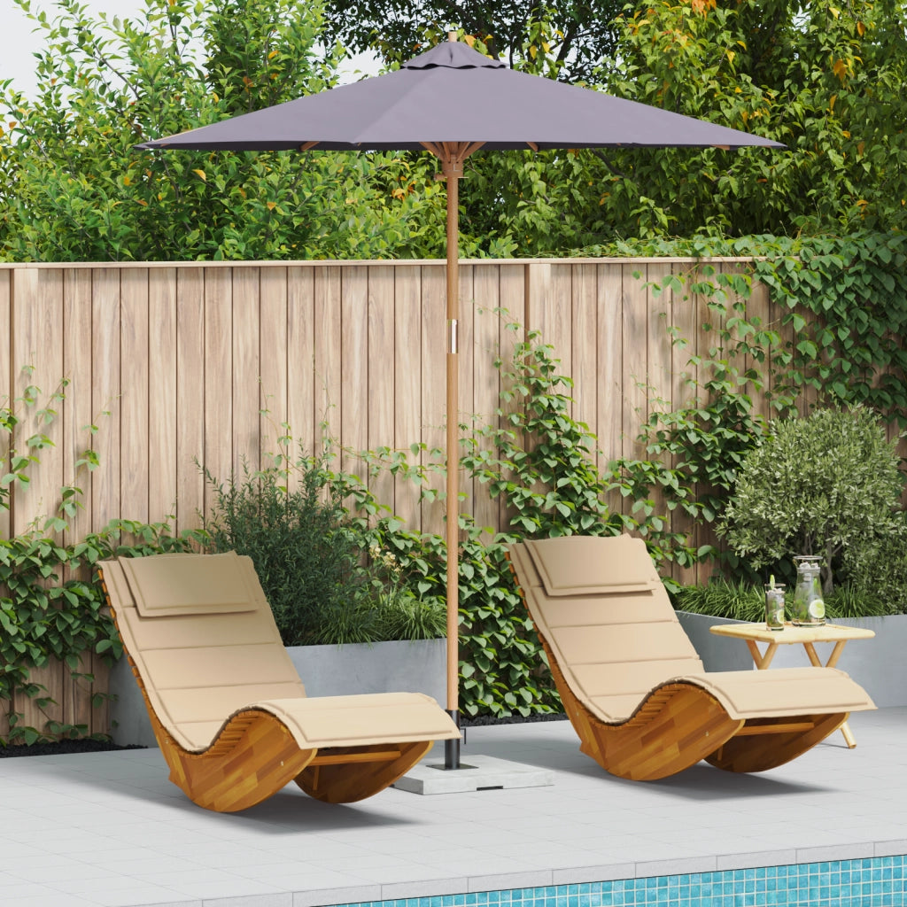 Parasol da Giardino Grigio Scuro 240x260 cm BambÃ¹