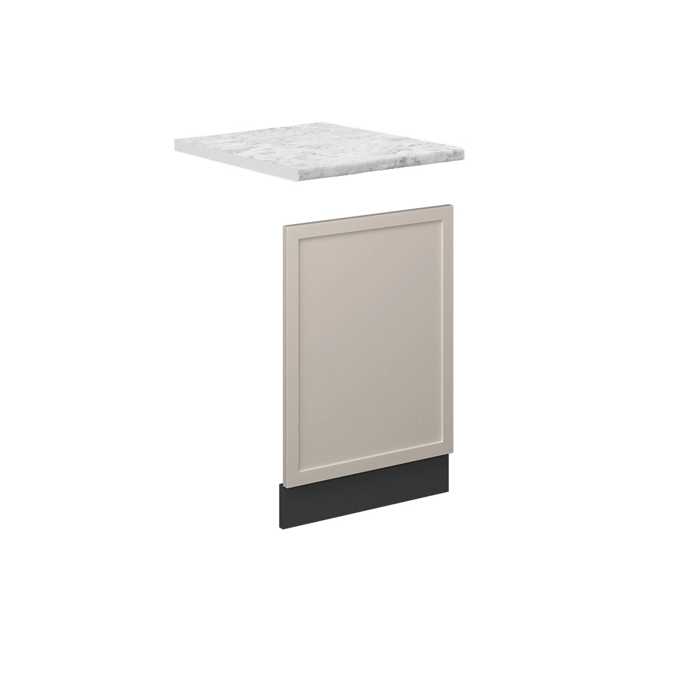 Pannello frontale Fame-Line GrigioBeige/Antracite 45 cm, PL Marmo Vicco