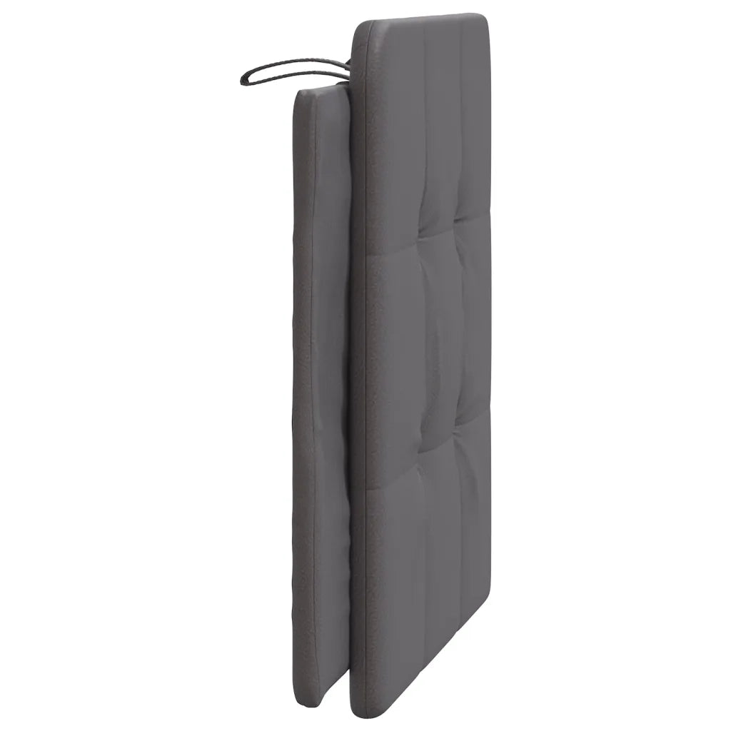 Cuscino Testiera Zadar Grigio 90 cm in Similpelle 374839