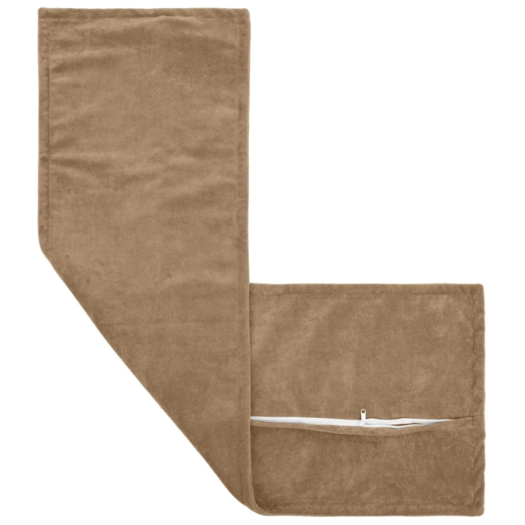 Federa HOUTEN Tortora 40 x 145 cm Fleece in microfibra 917258