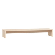 Supporto per monitor 100 x 27 x 15 cm in legno massello di pino marrone 02_0029197