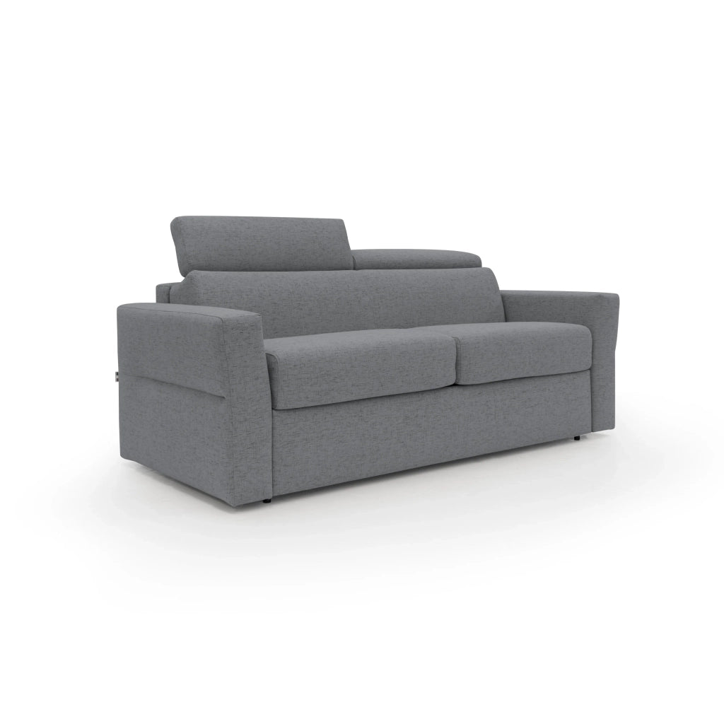 Avalon Divano letto con materasso H18 200 cm (mat. 140x197 cm) giallo