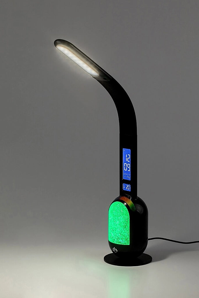 Lampada da tavolo LED RGB ricaricabile nera Figen 5W