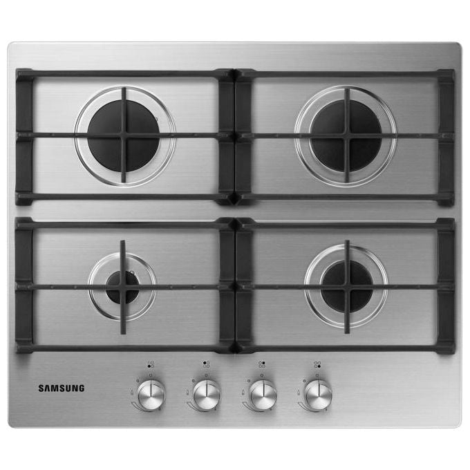 Samsung NA64H3010AS piano cottura Acciaio inox Da incasso Gas 4 Fornello(i)