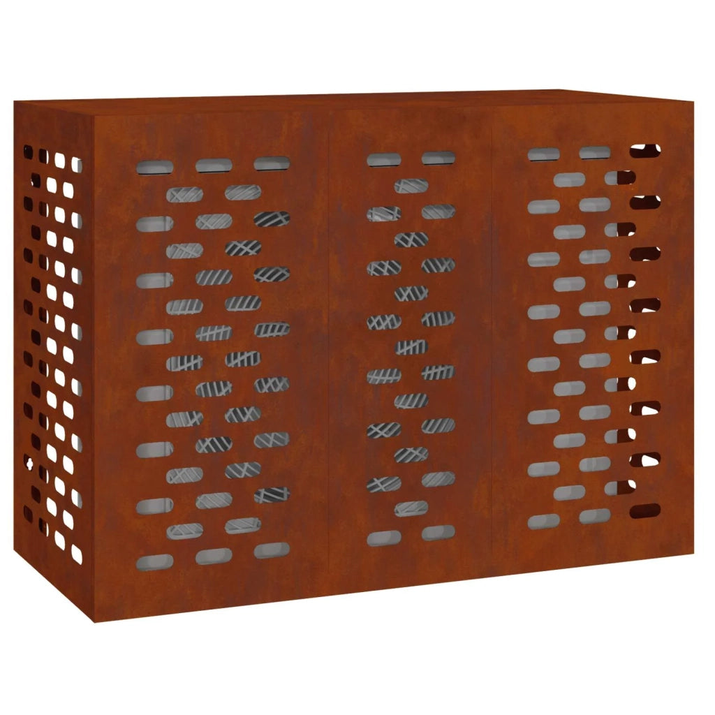 Copertura per condizionatore d'aria Ruggine 110 x 50 x 80 cm 865910
