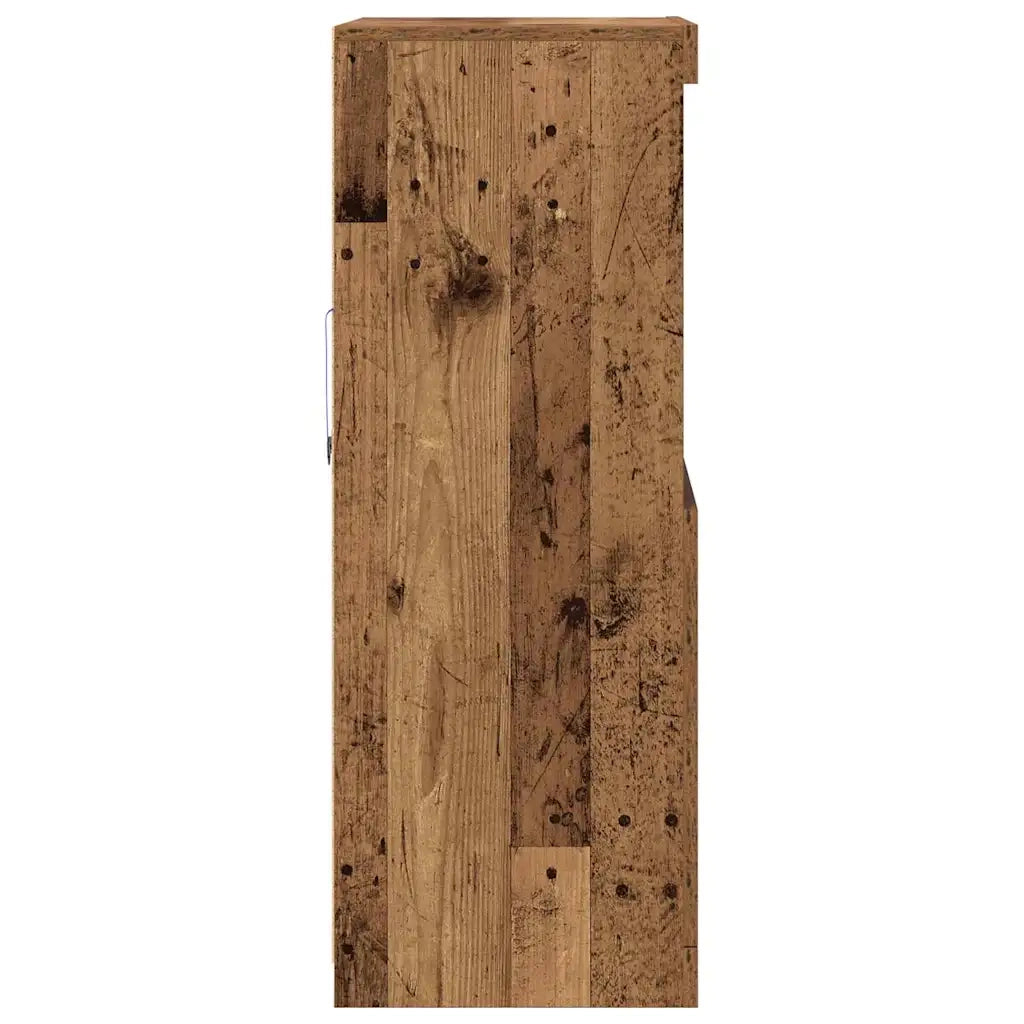 Credenza | Madia LED Marrone 60 x 37 x 100 cm Legno multistrato