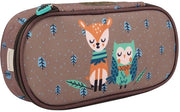 Etui per Bambini in Plastica Riciclata - Uccello di Notte - Dimensioni 22x10x5 cm - Collezione Ecoworld - Colorazione Reebruina