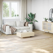Tappeto Lavabile Soffice Pelo Corto 160x230cm Antiscivolo Beige 342202
