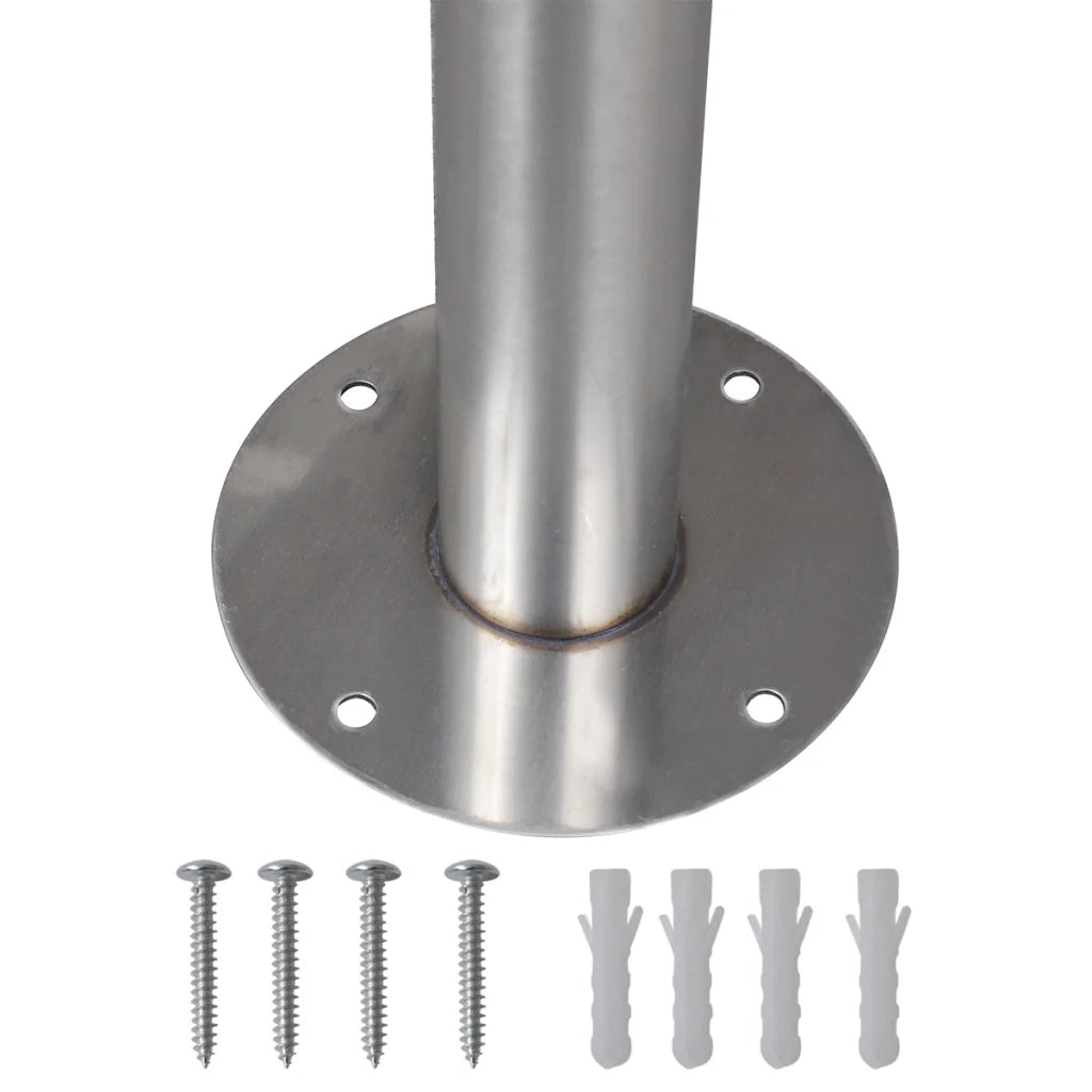 Supporto per cassetta postale in acciaio inox 120 x 50 cm 1002001