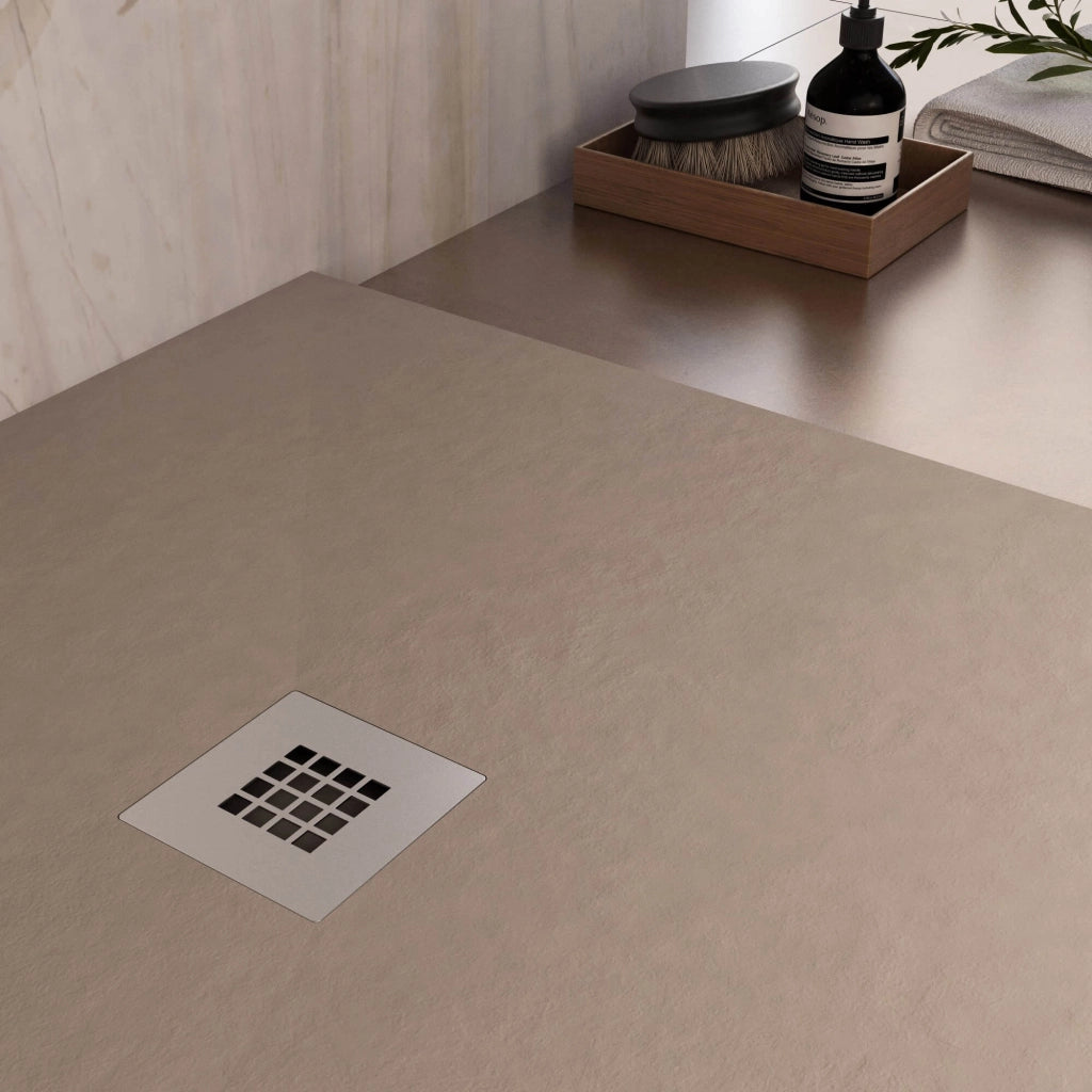 Piatto Doccia 100x100 cm in Pietra Bonussi Everest Moka