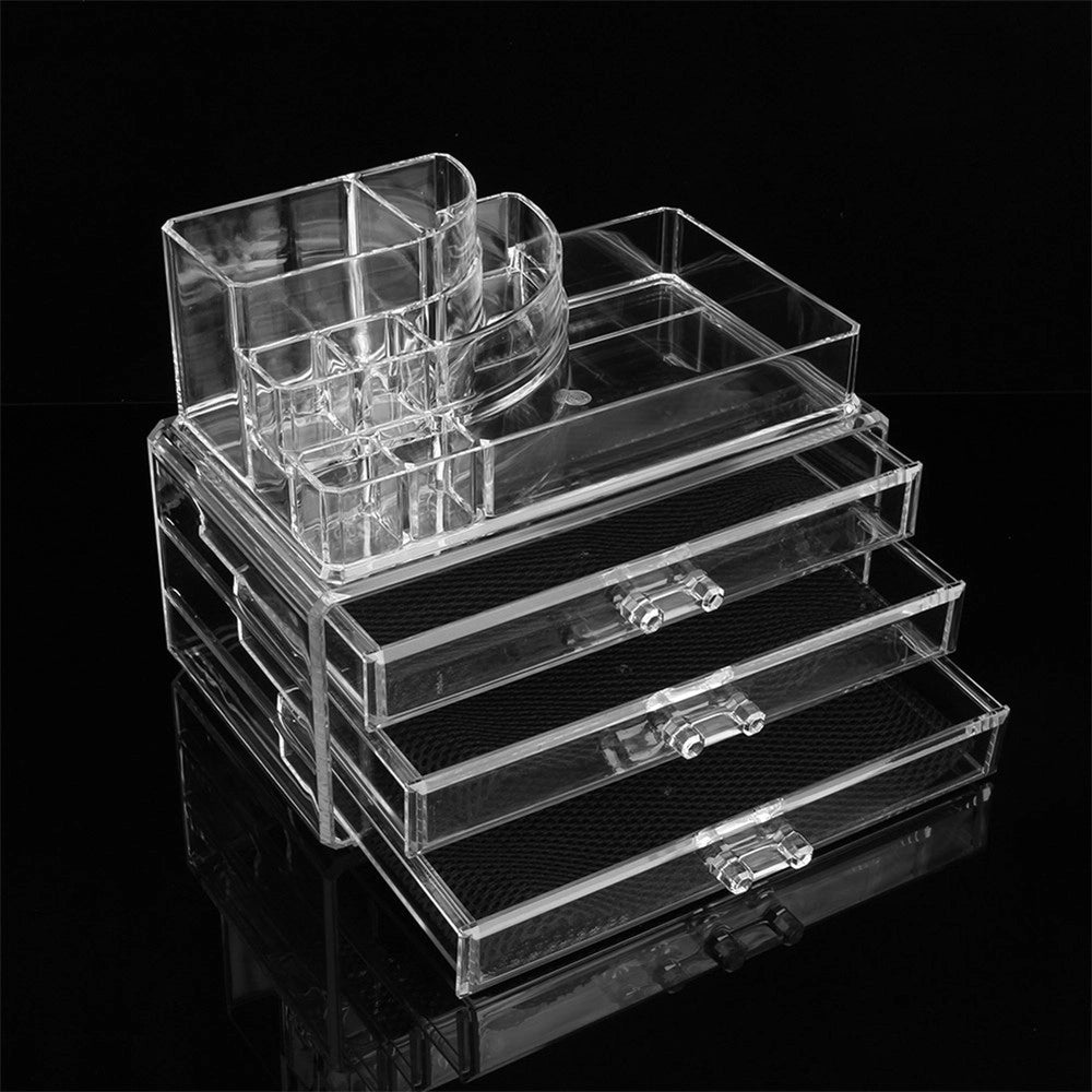 Trade Shop - Organizzatore Portatrucco Cosmetici Box Trucco Porta Trucchi Rossetti Make Up -