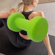 Trade Shop - Manubrio Singolo 9 Kg In Vinile Allenamento Esercizi Casa Palestra Workout Fit -