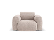 Cosmopolitan Design - Poltrona "Nolio" 2 posti in ciniglia beige 