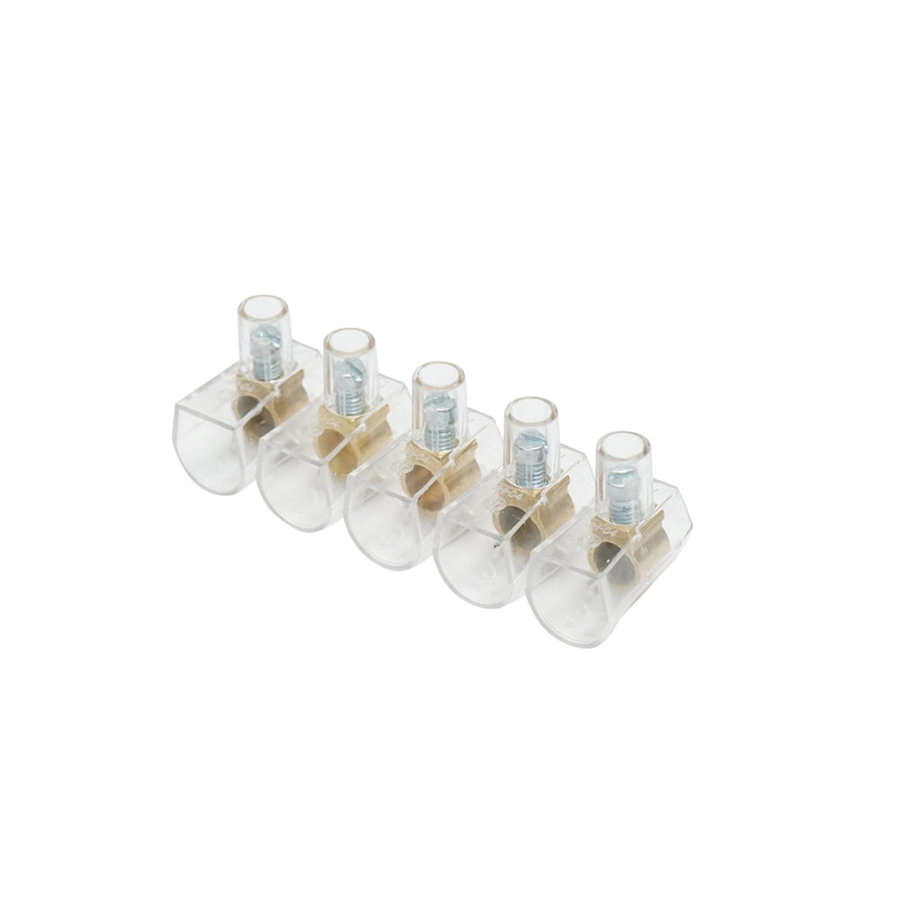 Morsettiera 57A 500V, 5 poli 10mm Leader