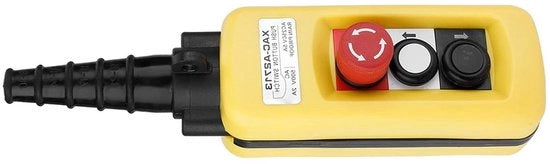 Hijskraan Drukknopschakelaar con Stop di Emergenza e 2 Bottoni per la Catena di Sostegno