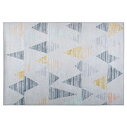 Tappeto tappetino Tappeto Tessuto Poliestere Multicolore Motivo Geometrico Rettangolare 160 x 230 cm