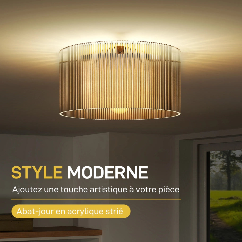 Lampadario LED 40W E27 ¨C zephmum ¨C trasparente