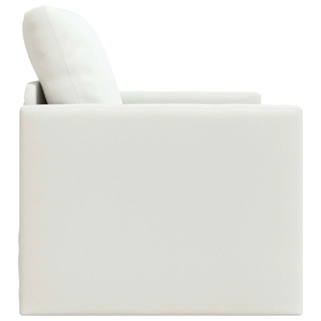 Divano letto 60cm Bianco Pelle Artificiale 4106636