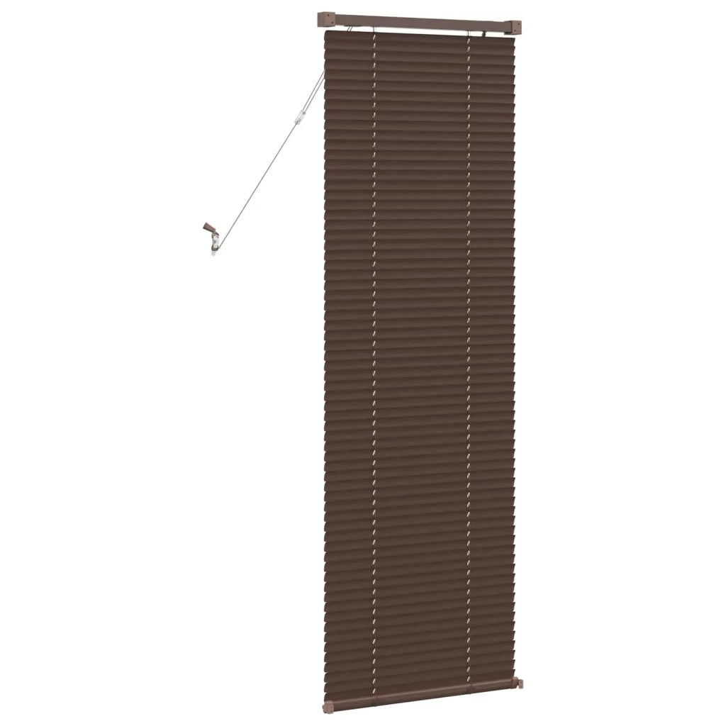 Tenda Veneziana Marrone Scuro con Motivo 150 x 50 cm PVC 42003785