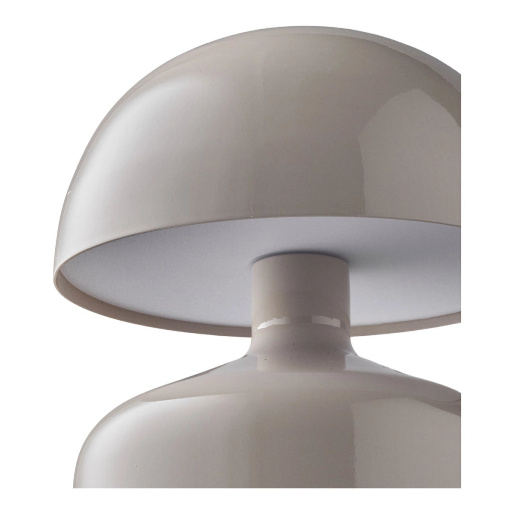 Lampada da Tavolo Aulla, Grigio, Metallo, 10x10x13,5 cm