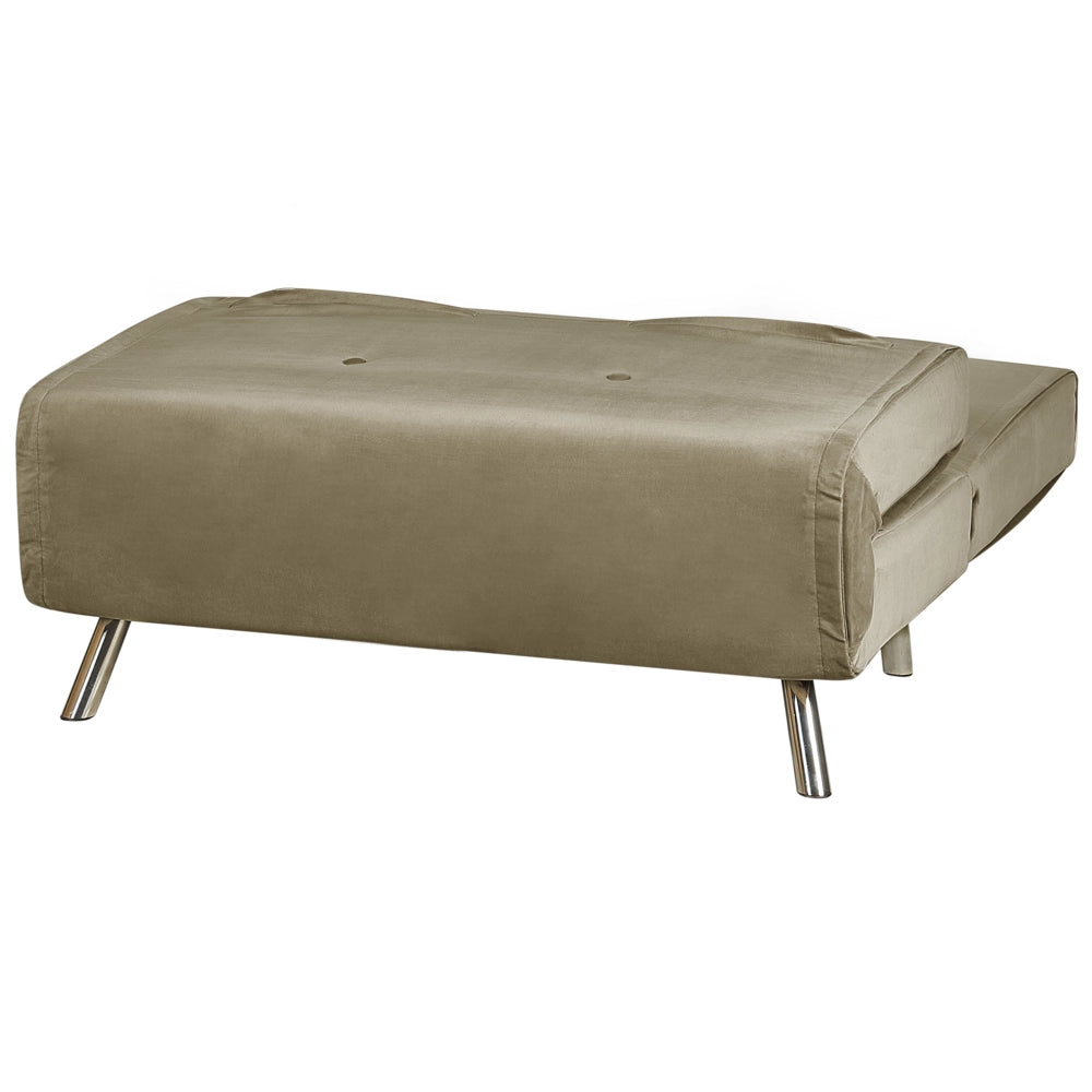 Divano letto di colore verde oliva tessuto imbottito poltrona letto singolo pieghevole soggiorno