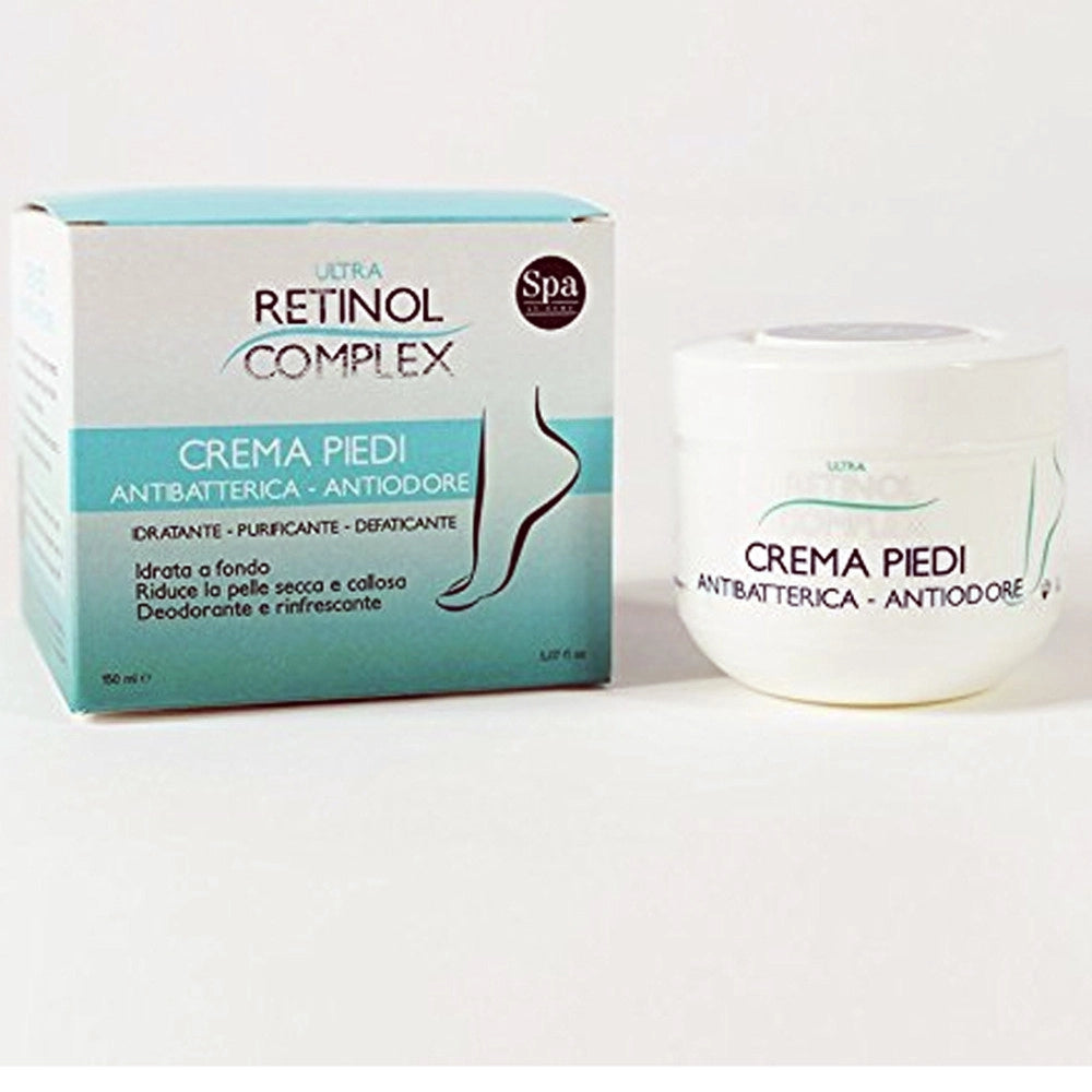 Trade Shop - Crema Piedi Antibatterica Anti Odore Batterica Idratante Per Pelle Secca Callosa -