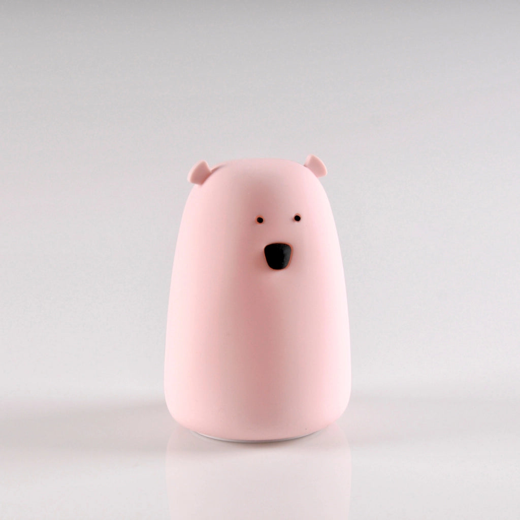 Lampada LED silicone Orso rosa TAP TAP USB Polux RGBW