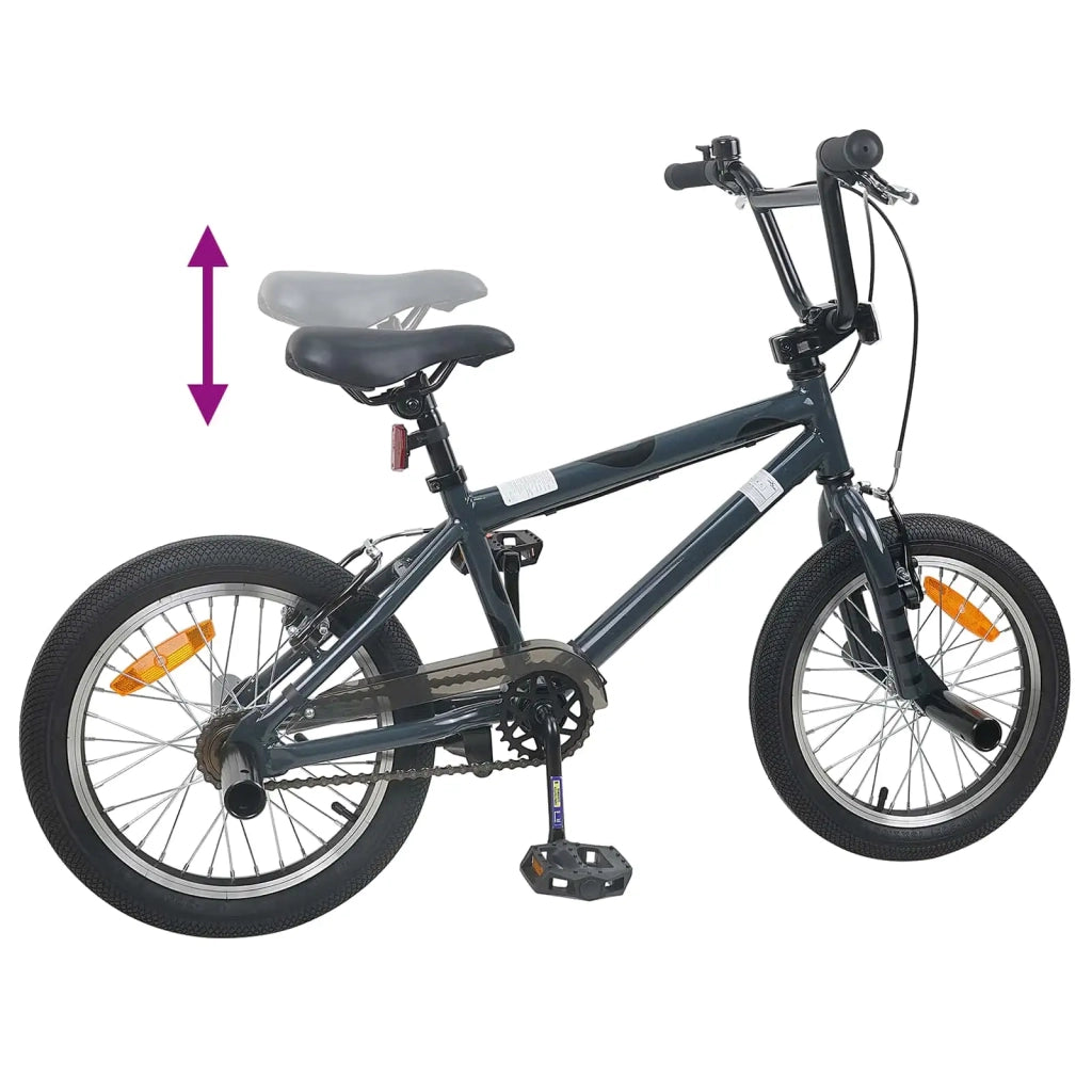 BMX 16 Pollici per 5-8 anni Grigio Scuro 42009709