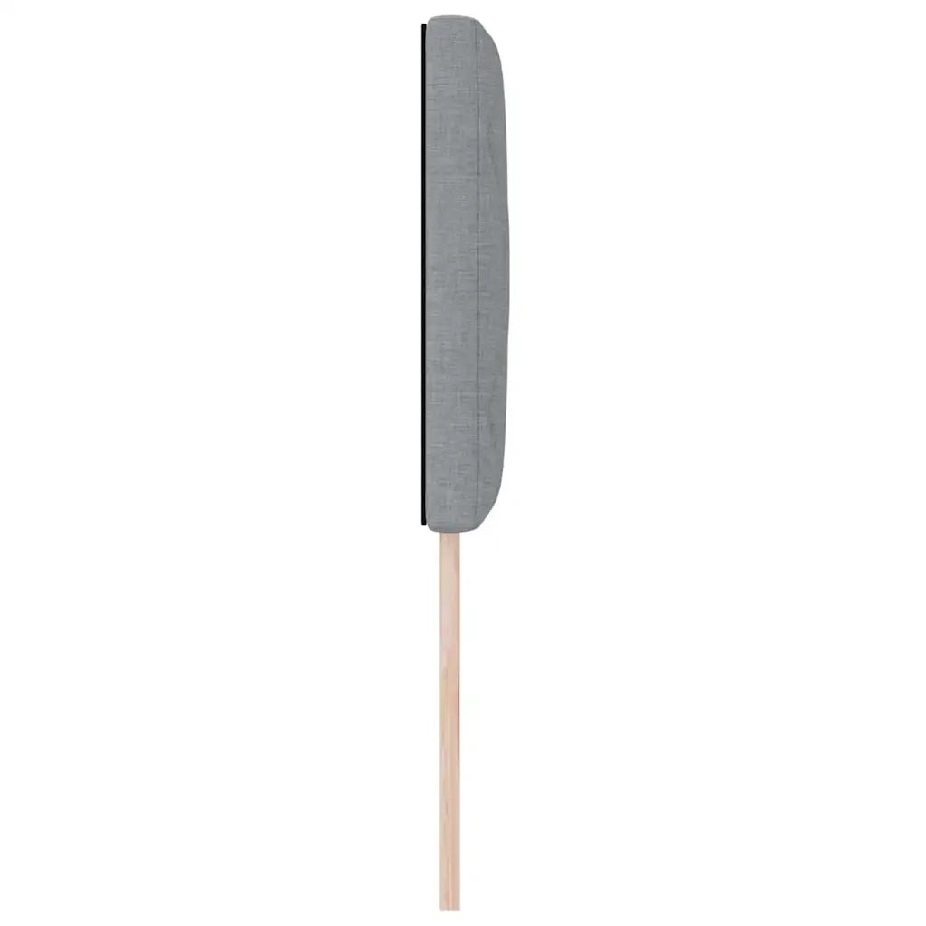 Testiera-Testata-Testiera Decorativa Grigio chiaro 80 cm Pelle Sintetica 803288