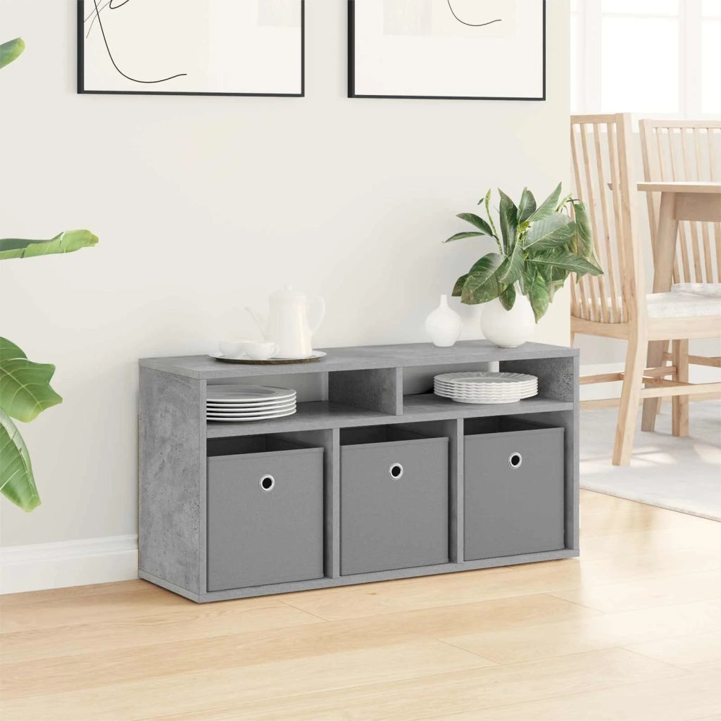 Lowboard con cassetto Grigio cemento 87 x 27,5 x 43 cm CFW1091057